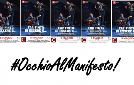 #OcchioAlManifesto di FAR FINTA DI ESSERE Se girando per Bologna vedete il manifesto dello…