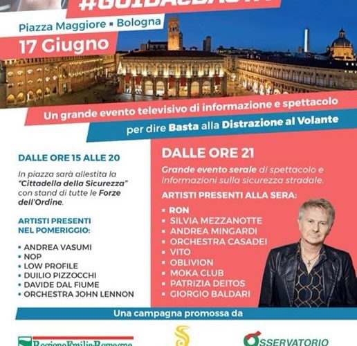Amici bolognesi! Ci vediamo domenica sera in Piazza Maggiore. Cissi là!