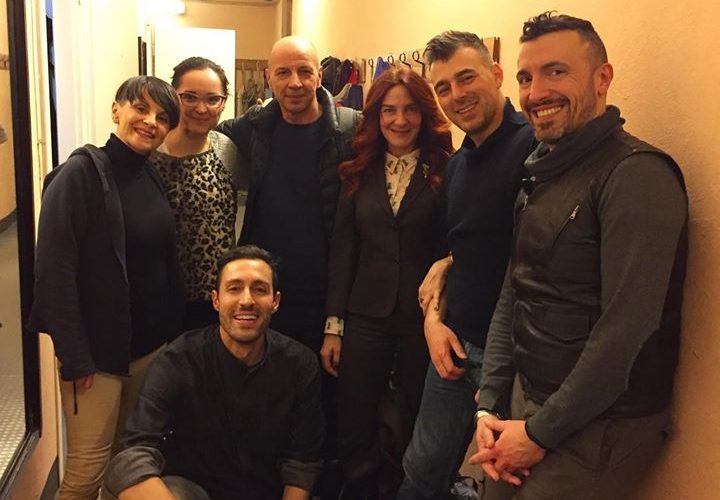 Guardate un po’ chi è venuto a trovarci ieri sera al #TeatroLeonardo di #Milano…
