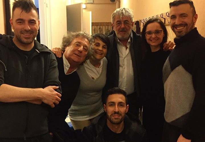 Ieri sera l’amico Enzino #enzoiacchetti è venuto a trovarci al #TeatroLeonardo di #milano e…