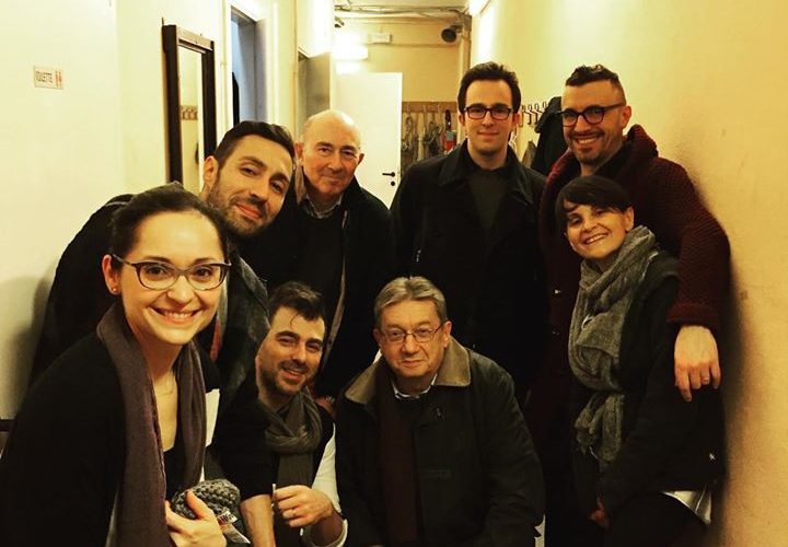 Continua la carrellata di amici che vengono a trovarci al #teatroleonardo di #Milano Ieri…