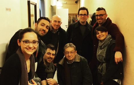 Continua la carrellata di amici che vengono a trovarci al #teatroleonardo di #Milano Ieri…