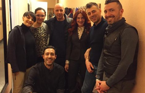 Guardate un po’ chi è venuto a trovarci ieri sera al #TeatroLeonardo di #Milano…