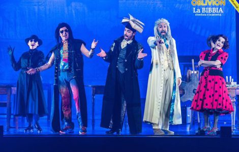 LA BIBBIA RIVEDUTA E SCORRETTA il nostro primo musical in tour nei teatri italiani!…