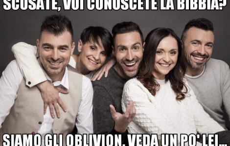 La Bibbia riveduta e Scorretta. Da novembre in (quasi) tutti i teatri. (meme by…