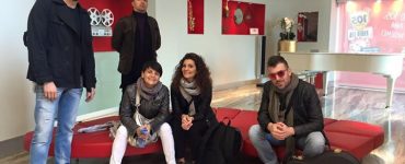 Arrivati a Radio 105! Pochi minuti e siamo in onda!