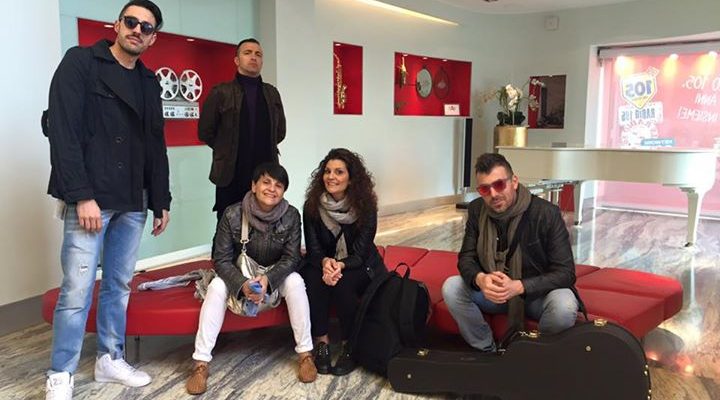 Arrivati a Radio 105! Pochi minuti e siamo in onda!