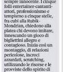 La bellissima recensione di Maurizio Porro sul Il Corriere Della Sera di oggi. Vi…