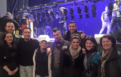 Gli amici di Paoul Calzaturificio questa sera con noi. Tutto il tour si regge…