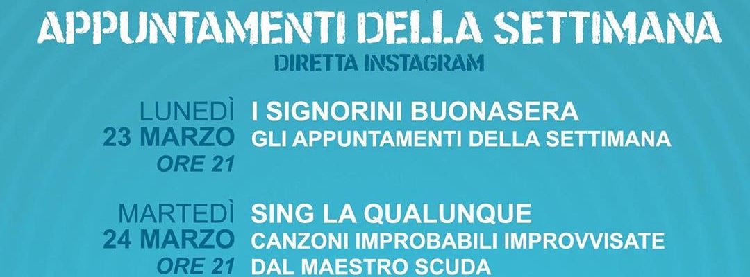 OBLIVION IN DA HOUSE – dal 23 al 29 marzo. Tornano le rubriche più…